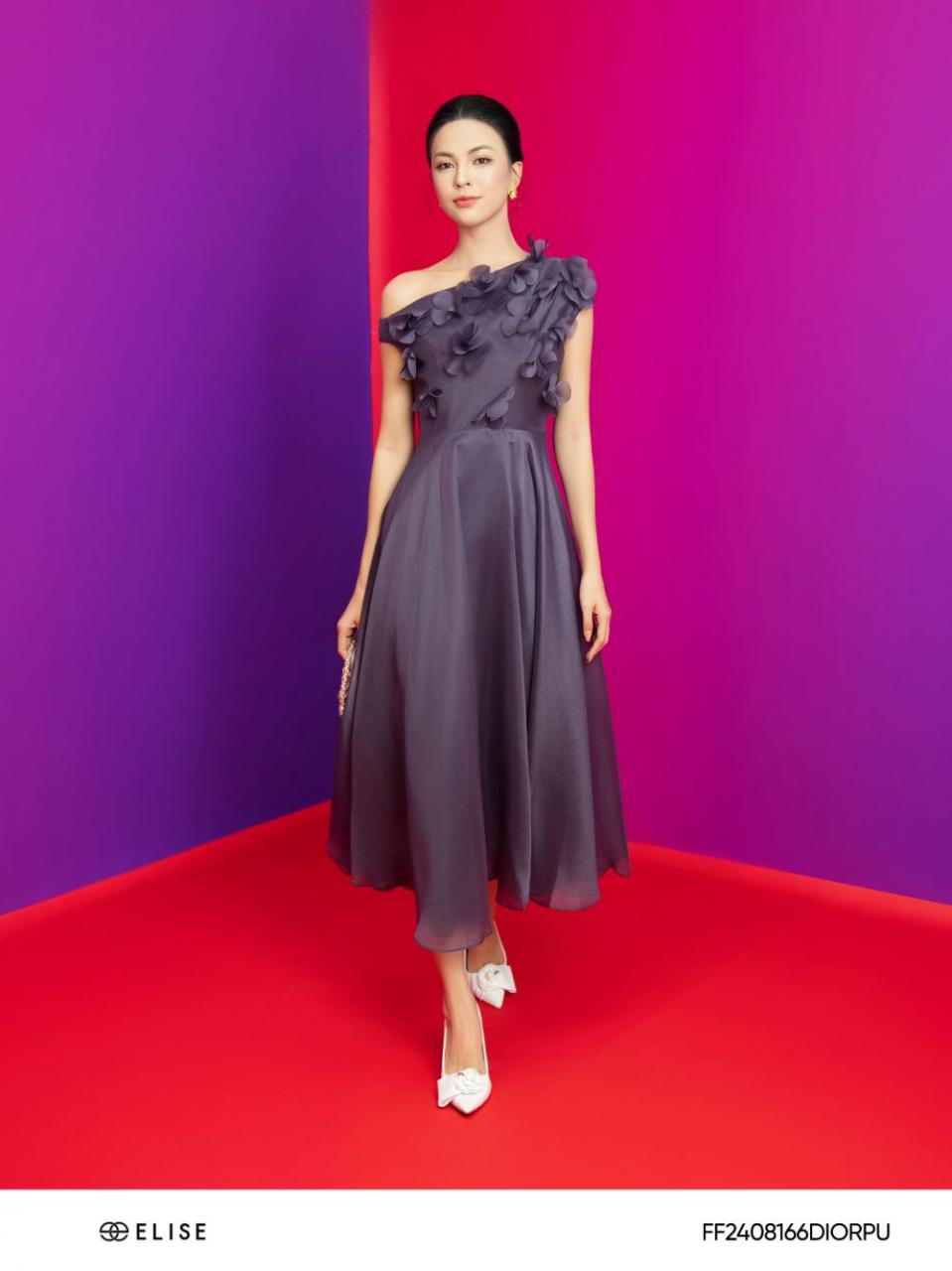 [🛒🇻🇳]ĐẦM TƠ TÍM LỆCH VAI ĐÍNH HOA – , SKU – FF2408166DIORPU – elise.vn 🇻🇳🛒Top1Shop🛒 🇻🇳Top1Vietnam🇻🇳 🛍🛒🇻🇳