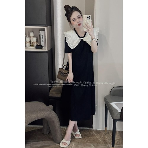 [🛒🇻🇳]Đầm bầu thời trang cổ bèo có tag cài chất liệu lụa hàn Freesize đến 65kg – , SKU – 27402308404 – sendo.vn 🇻🇳🛒Top1Shop🛒 🇻🇳Top1Vietnam🇻🇳 🛍🛒🇻🇳