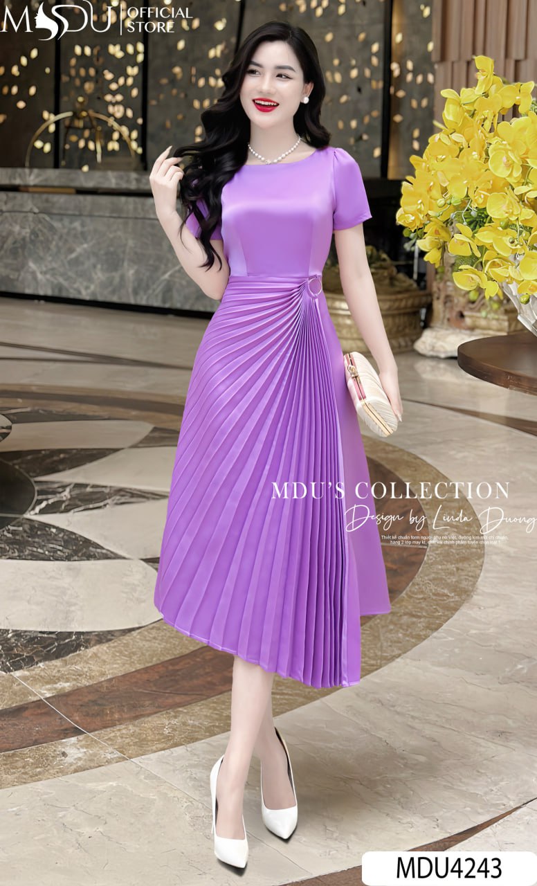 [🛒🇻🇳]Váy Thiết Kế MDU4243 – Dáng Dài Chất Lụa Hàn Cùng Đường Nhún Tinh Tế – , SKU – MDU4243 – mdufashion.com 🇻🇳🛒Top1Shop🛒 🇻🇳Top1Vietnam🇻🇳 🛍🛒🇻🇳