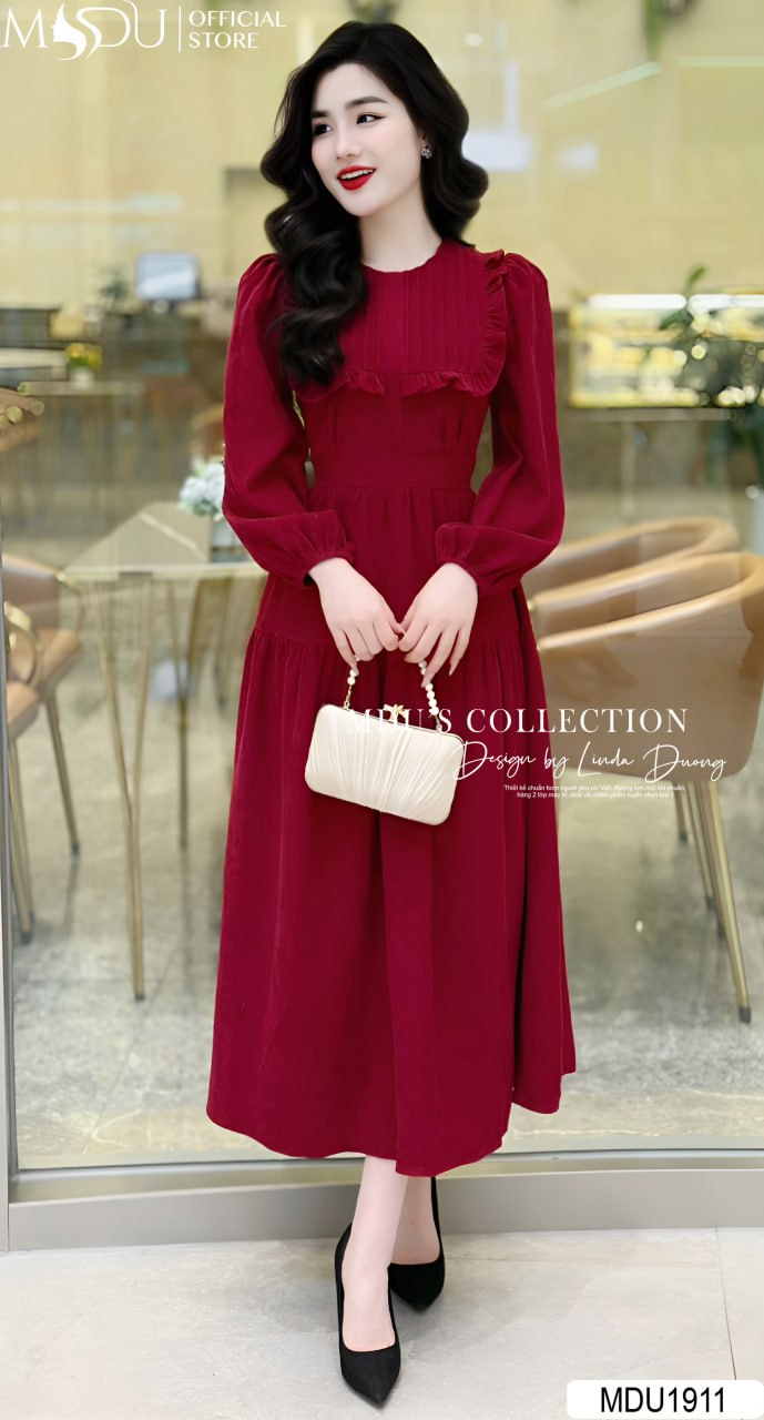 [🛒🇻🇳]Váy Thiết Kế MDU1911: Dáng Dài Tinh Tế Sang Trọng – , SKU – – mdufashion.com 🇻🇳🛒Top1Shop🛒 🇻🇳Top1Vietnam🇻🇳 🛍🛒🇻🇳