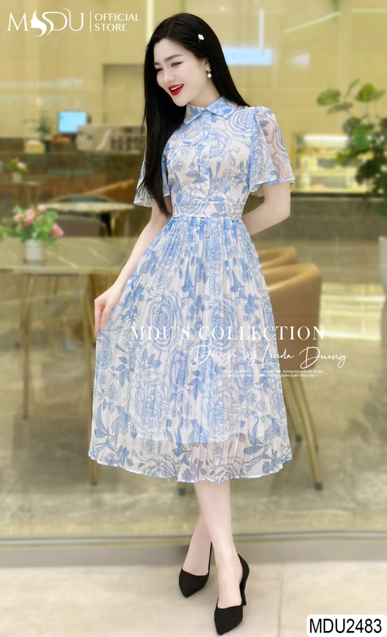 [🛒🇻🇳]Váy Thiết Kế MDU2483 – Dáng Váy Dài Phối Cùng Họa Tiết Họa Tiết Bắt Mắt, Cổ Váy Thiết Kế Cách Điệu – , SKU – – mdufashion.com 🇻🇳🛒Top1Shop🛒 🇻🇳Top1Vietnam🇻🇳 🛍🛒🇻🇳