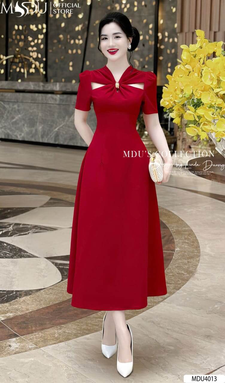 [🛒🇻🇳]Váy Thiết Kế MDU4013 Cổ Cách Điệu – , SKU – – mdufashion.com 🇻🇳🛒Top1Shop🛒 🇻🇳Top1Vietnam🇻🇳 🛍🛒🇻🇳