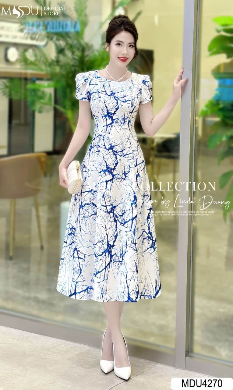 [🛒🇻🇳]Váy Thiết Kế MDU4270 Kín Đáo Thanh Lịch – , SKU – – mdufashion.com 🇻🇳🛒Top1Shop🛒 🇻🇳Top1Vietnam🇻🇳 🛍🛒🇻🇳