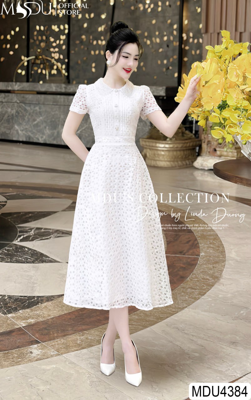 [🛒🇻🇳]Váy Thiết Kế MDU4384 – Dáng Dài Màu Trắng Tinh Khôi Cổ Sơ Mi Thanh Lịch Thướt Tha – , SKU – – mdufashion.com 🇻🇳🛒Top1Shop🛒 🇻🇳Top1Vietnam🇻🇳 🛍🛒🇻🇳