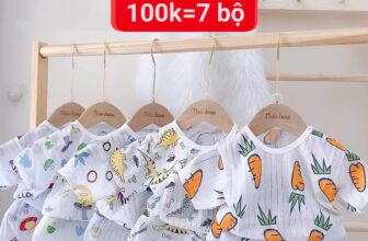 [🆕🇻🇳]  Bảo Châu Chuyên Đồ Bộ Trẻ Em Giá Rẻ  🧑‍🧒❤️️👶⭐️ XẢ KHO
#100k = #7_bộ quần áo , mặc hết vụ hè nha các mẹ
Chất liệu cotton giấy thoáng mát, mềm mại và giặt máy thoải mái
An toàn cho làn da bé
Nó , shares-1✔️ , likes-37❤️️ , date-2024-04-20 18:59:31🇻🇳🇻🇳🇻🇳📰🆕