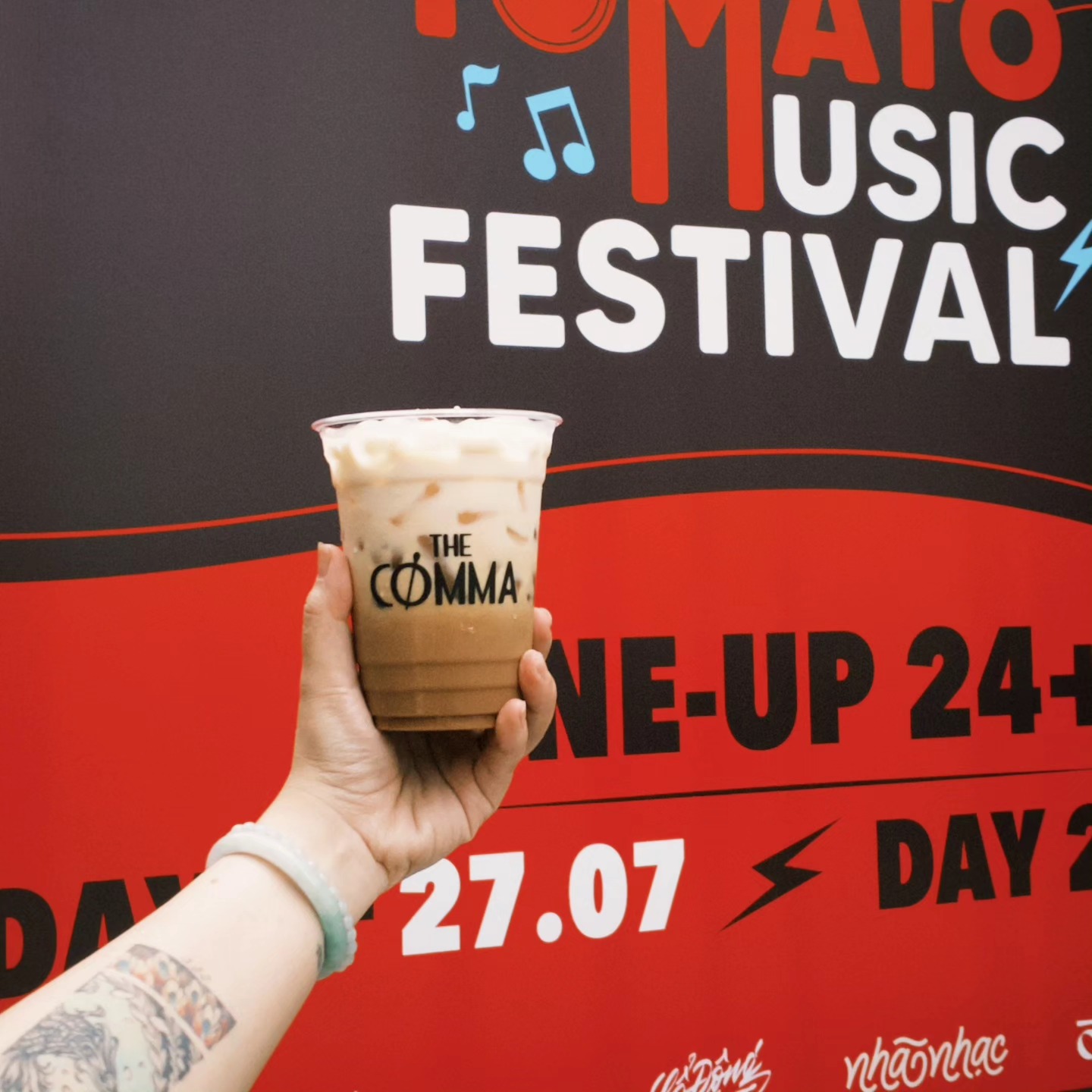 [☕️🇻🇳] The Comma coffee 🥤 Top1Coffee ☕️ Tụi mình đã hoàn thành lần đầu tiên đi show thật sự trộm vía, xin gửi lời cảm ơn tới Nhạc Hội Cà Chua  , chúc mừng chương trình  , shares-0✔️ , likes-9❤️️ , date-2024-07-30 01:07:41🇻🇳🇻🇳🇻🇳📰🆕