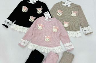 [🆕🇻🇳]  XOÀI BABY – Chuyên quần áo trẻ em Quảng Châu 🧑‍🧒❤️️👶⭐️ Set nỉ tăm lông thỏ phối ren xịn xò.
#115K/bộ – #105K/bộ khi mua 2
– 3 màu: đen-nâu-hồng.
Bảng size tham khảo:
Sz1: 8-10kg
Sz2: 11-13kg
Sz3: 13- , shares-0✔️ , likes-7❤️️ , date-2024-10-03 04:25:36🇻🇳🇻🇳🇻🇳📰🆕