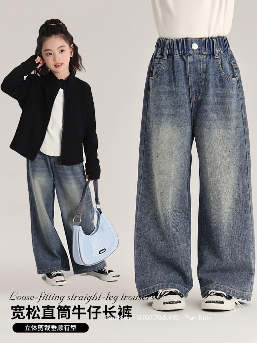 [🆕🇻🇳] PUN KIDS – 🌈Pun Kids chuyên order hàng cao cấp quần áo phụ kiện 🧑‍🧒❤️️👶⭐️ Quần jean bé gái form suông hãng AMBB KIDS
Size : 100-160 , có size người lớn ( S , M , L ) luôn ạ ￼
PUN KIDS – Quần Áo xinh cho bé
Hotline (sỉ):  0707 , shares-0✔️ , likes-0❤️️ , date-2024-10-06 19:28:10🇻🇳🇻🇳🇻🇳📰🆕