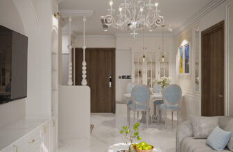 [???] GS Interior Design – Công ty Thiết kế & thi công nội thất nhà phố, biệt thự, villa, căn hộ  ? Top1Designs ✨  𝐍𝐨̣̂𝐢 𝐭𝐡𝐚̂́𝐭 𝐜𝐚̆𝐧 𝐡𝐨̣̂ 𝐓𝐡𝐞 𝐁𝐞𝐯𝐞𝐫𝐥𝐲 – 𝐕𝐢𝐧𝐡𝐨𝐦𝐞 𝐆𝐫𝐚𝐧𝐝 𝐏𝐚𝐧𝐤
| Chủ đầu tư: Chị Như Ý
| Phong cách thiết kế: Tân Cổ Điển
| Diện tích: 70m2
| Thiết kế -Thi công: , shares-14✔️ , likes-44❤️️ , date-2024-10-21 18:18:42????????