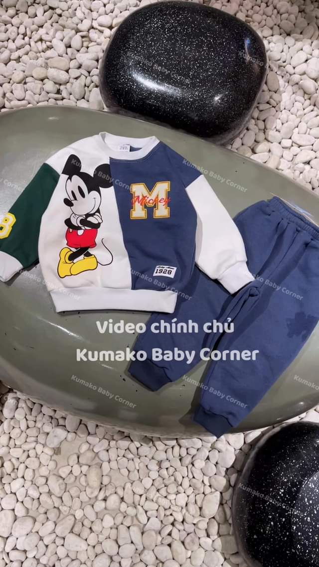 Video sao hàng như vậy luôn chân thật 100% nhà e toàn quay camera thường mickey này mặc lên màu phối siêu bảnh #kumakobabycorner #minibebe