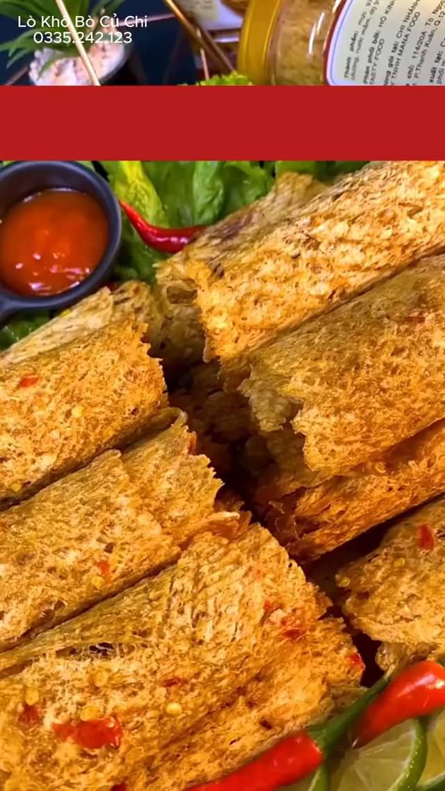 [🆕🇻🇳] Lò Khô Bò Miếng Củ Chi 🍔 Top1Food 🍜 Mực Cán Tẩm Cay thơm ngon giá chỉ 420k/1kg Mực khô được cán mỏng đều rồi tẩm gia vị cay cay, mặn ngọt vừa phải. Mùi mực thơm ngon và đặc biệt càng nhai càn , shares-0✔️ , likes-0❤️️ , date-2024-11-06 23:12:41🇻🇳🇻🇳🇻🇳📰🆕