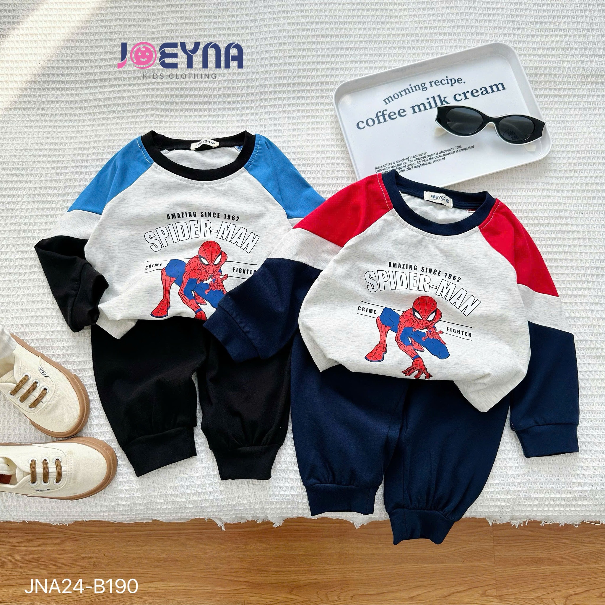 [🆕🇻🇳]  Bu baby wear Vietnam-Thời trang trẻ em cao cấp 🧑‍🧒❤️️👶⭐️ 𝐒𝐄𝐓 𝐃𝐀̀𝐈 𝐓𝐀𝐘 𝐒𝐈𝐄̂𝐔 𝐍𝐇𝐀̂𝐍 𝐒𝐏𝐈𝐃𝐄𝐑-𝐌𝐀𝐍
Chất liệu cotton mềm mại, co giãn tạo sự thoải mái khi mặc
Thiết kế áo dài tay raglan in hình siêu nhân bé nào cũng , shares-0✔️ , likes-0❤️️ , date-2024-11-08 22:50:47🇻🇳🇻🇳🇻🇳📰🆕