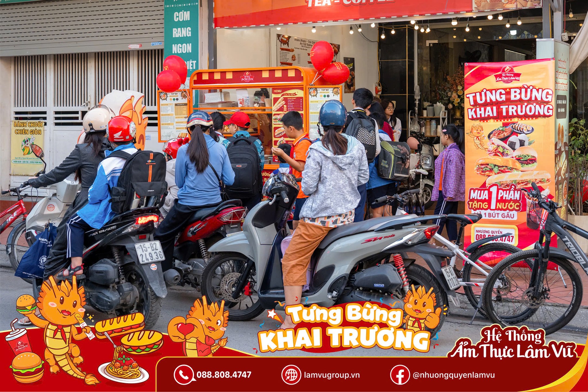 [🆕🇻🇳] Hệ Thống Bánh Mì Lâm Vũ 🍔 Top1Food 🍜 Điều gì đang xảy ra tại các điểm bán mới của Hệ Thống Ẩm Thực Lâm Vũ???

Ngày khai trương vẫn tưng bừng rộn rã.
Khách hàng vẫn nườm nượp ghé thăm và ủng hộ , shares-0✔️ , likes-66❤️️ , date-2024-11-08 18:10:12🇻🇳🇻🇳🇻🇳📰🆕