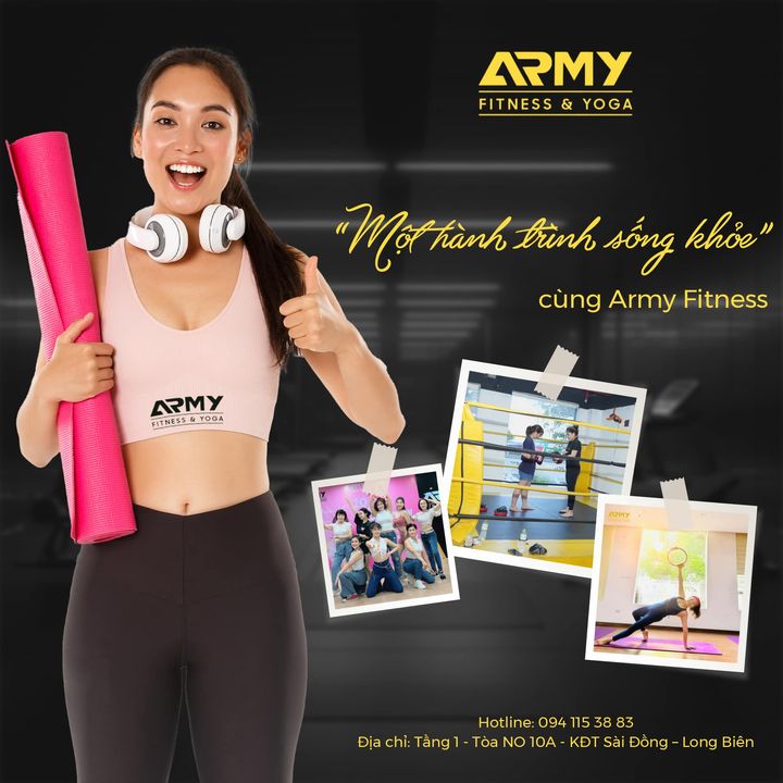 [🚴‍♂️🇻🇳] Army Fitness & Yoga – Trung tâm thể dục thể thao cao cấp 🧘‍♀️ Top1Fitness 💪 – 💪 HÃY BẮT ĐẦU “MỘT HÀNH TRÌNH SỐNG KHỎE” CÙNG ARMY FITNESS

❗ Có sức kho …