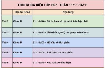 [🆕🇻🇳] Thầy Đỗ Văn Đức – Ôn luyện 10, 11, 12 môn Toán 📚 Top1Learn 📕 LỊCH HỌC TUẦN NÀY | Các khóa 2K7, 2K8, 2K9 toán thầy ĐVĐ
—
Khóa 2K7 tập trung vào các buổi học khóa M, dàn trải cả 4 chương
Khóa 2K8 mình học hình và c , shares-9✔️ , likes-438❤️️ , date-2024-11-11 02:09:28🇻🇳🇻🇳🇻🇳📰🆕