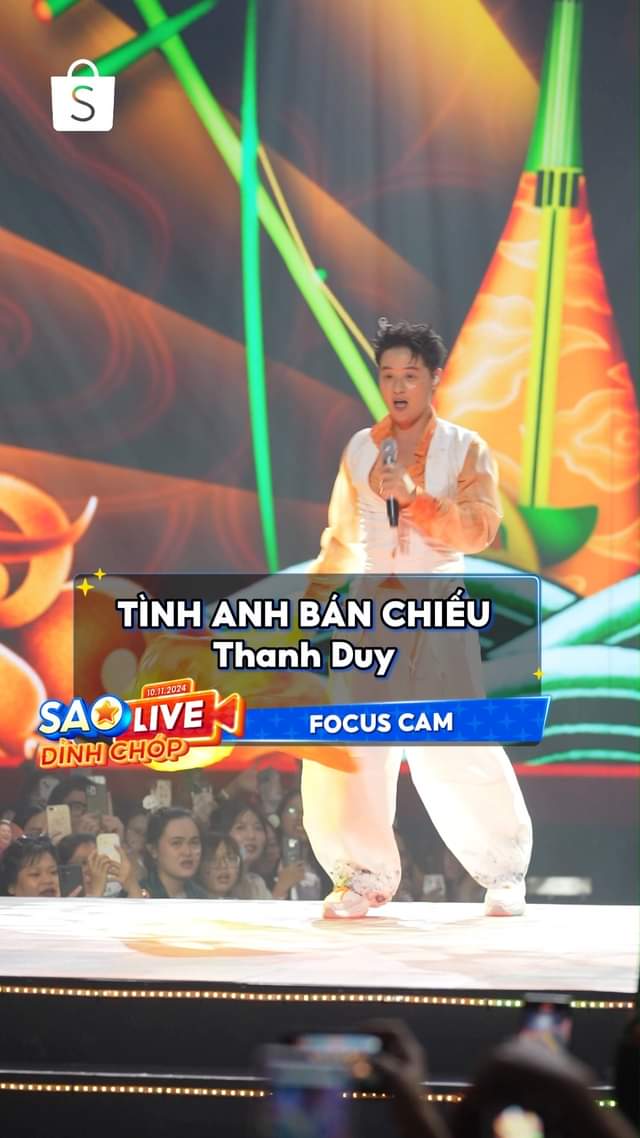 Vỡ oà cảm xúc khi Tình Anh Bán Chiếu kết hợp cùng giọng ca Thanh Duy được vang lên tại Sao Live Đỉnh Chóp #ShopeeSaoLiveDinhChop