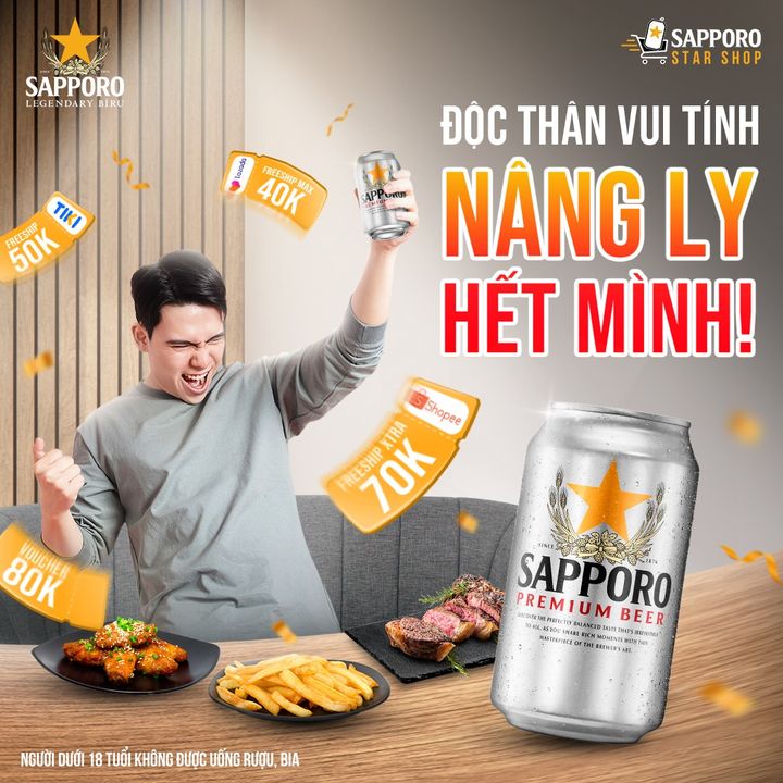 [🥂🇻🇳] Sapporo Vietnam 🍹 Top1Drink 🍻 – ĐỘC THÂN VUI TÍNH – NÂNG LY HẾT MÌNH



🤗 Độc thân đâu phải một mình, bởi  …