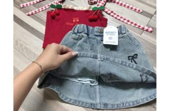 [???]  HTB STORE Chuyên Thời Trang Trẻ Em  ?‍?❤️️?⭐️ Bộ áo hai dây caro THÊU HÌNH CHERRY và chân váy jean nơ thêu siêu đáng yêu cho bé gái #200k
Size 1-15 10-40kg
, shares-0✔️ , likes-0❤️️ , date-2024-11-12 14:43:00????????