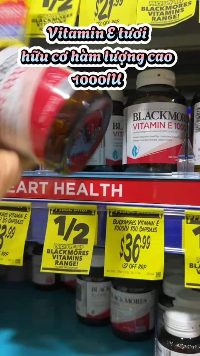 [🆕🇻🇳]  Australia Mart – Cung cấp trực tiếp hàng Úc 🧑‍🧒❤️️👶⭐️ Vitamin E BLM này có thành phần 100% tự nhiên dễ hấp thụ tốt hơn nên tác dụng nhanh và rõ rệt. Chỉ cần 1 viên Vit E của Blackmores mỗi ngày giúp chị em có  , shares-0✔️ , likes-0❤️️ , date-2024-11-11 20:32:28🇻🇳🇻🇳🇻🇳📰🆕