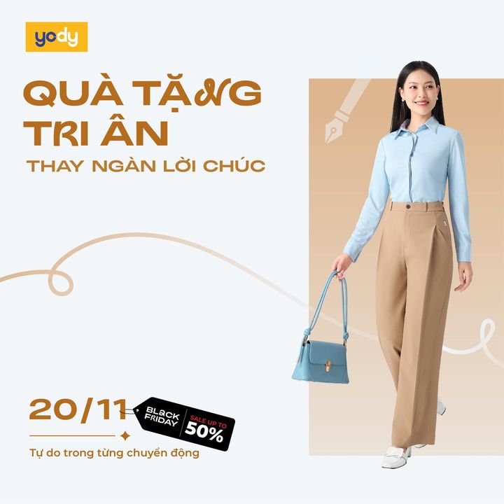 [👗🇻🇳] Yody – Thời trang thiết kế Việt, năng động, giúp khách hàng trẻ trung hơn mỗi ngày 👕 Top1Fashion 👗 – QUÀ TẶNG TRI ÂN, THAY NGÀN LỜI CHÚC

👉 Mua sắm siêu tiết kiệm với loạt ưu đ …