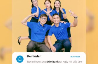 [🆕🇻🇳] Tuyển Dụng Eximbank –  Ngân hàng TMCP Xuất Nhập Khẩu Việt Nam 👁 Top1Jobs👥 Các bạn Sinh viên Trường Kinh tế – ĐH Cần Thơ ơi, đừng quên chúng ta có cuộc hẹn vào 7h30 sáng mai ngày 16/11/2024 nhéeeeee
Hàng loạt vị trí tuyển dụng vớ , shares-5✔️ , likes-10❤️️ , date-2024-11-16 00:21:03🇻🇳🇻🇳🇻🇳📰🆕