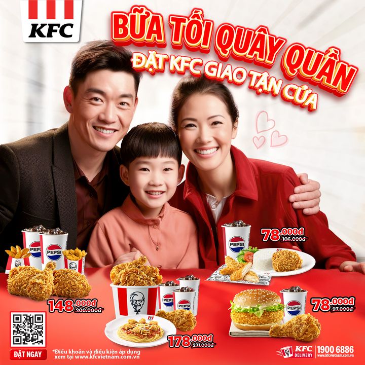 [🍗🇻🇳] KFC Vietnam 🍔Top1Food 🍗 – BỮA TỐI QUÂY QUẦN – ĐẶT KFC GIAO TẬN CỬABữa tối cả nhà cùng quây quần, c …