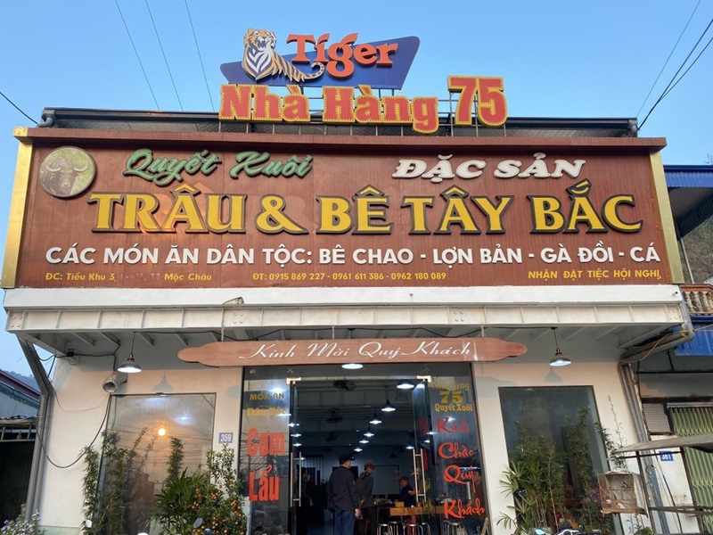 Quán ăn ngon ở Sơn La. Nhà hàng nổi tiếng Sơn La