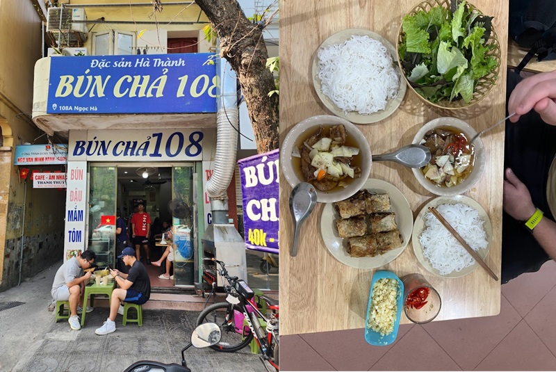 Quán bún chả ngon ở Hà Nội. Quán ăn bún chả rẻ ở hà Nội