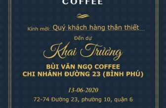 [☕️🇻🇳] Coffee Bùi Văn Ngọ – Chuỗi Cà Phê thuộc công ty Bùi Văn Ngọ Food 🥤 Top1Coffee ☕️ BÙI VĂN NGỌ COFFEE khu vực BÌNH PHÚ khai trương ngày 13/06/2020.
Kính mời quý khách hàng đến ủng hộ.
Địa chỉ: 72-74 Đường số 23, Phường 10, Quận 6, Tp. H , shares-0✔️ , likes-12❤️️ , date-2020-06-12 19:39:04🇻🇳🇻🇳🇻🇳📰🆕