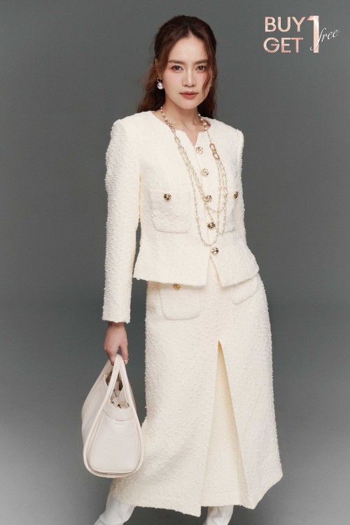 [🛒🇻🇳]Áo Vest nữ – Light Yellow Tweed Vest – , SKU – – sixdo.vn 🇻🇳🛒Top1Shop🛒 🇻🇳Top1Vietnam🇻🇳 🛍🛒🇻🇳