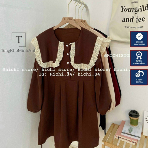 [🛒🇻🇳]Đầm Nữ Tay Dài Cổ Phối Ren Thắt Eo Xếp ly Phong Cách Hàn Quốc Phù Hợp Đi Chơi Đi Dự Tiệc Tongkhominhanh – , SKU – 23354448614 – sendo.vn 🇻🇳🛒Top1Shop🛒 🇻🇳Top1Vietnam🇻🇳 🛍🛒🇻🇳