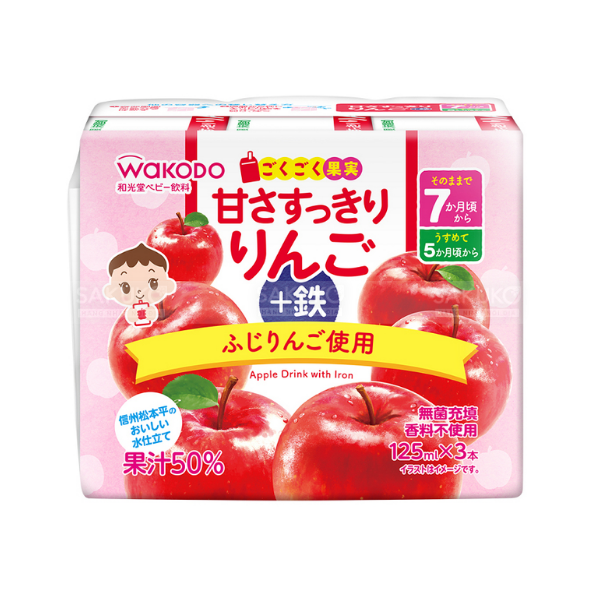 [🛒🇻🇳]WAKODO- Nước ép trái cây táo bổ sung sắt 125mlx3 – WAKODO , SKU – – sakukostore.com.vn 🇻🇳🛒Top1Shop🛒 🇻🇳Top1Vietnam🇻🇳 🛍🛒🇻🇳