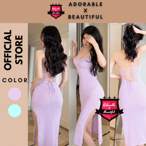 [🛒🇻🇳]Đầm Hai Dây Len Đan Lưng Xẻ Đùi, Đầm 2 Dây 2 Màu Tím Xanh Đan Dây Phong Cách Sexy Quyến Rũ AdorablexBeautiful – , SKU – 16440788705 – sendo.vn 🇻🇳🛒Top1Shop🛒 🇻🇳Top1Vietnam🇻🇳 🛍🛒🇻🇳