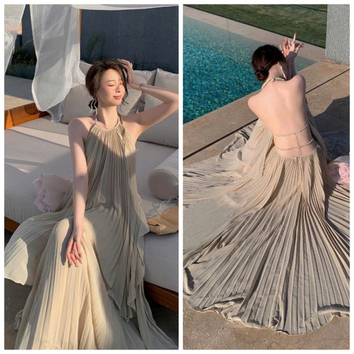 [🛒🇻🇳]Đầm Maxi Xòe Thiết Kế Cố Yếm Hở Lưng Váy Đi Biển Cúp Ngực Dáng Dài Siêu Xinh BY8652 – , SKU – 30_118958636 – sendo.vn 🇻🇳🛒Top1Shop🛒 🇻🇳Top1Vietnam🇻🇳 🛍🛒🇻🇳