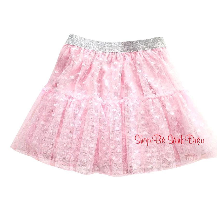 [🛒🇻🇳][14kg-40kg] Chân váy voan lót thun cực xinh, cực xịn cho bé hàng VNXK màu hồng in tim – Jumping Beans , SKU – VAY094-35 – besanhdieu.com 🇻🇳🛒Top1Shop🛒 🇻🇳Top1Vietnam🇻🇳 🛍🛒🇻🇳