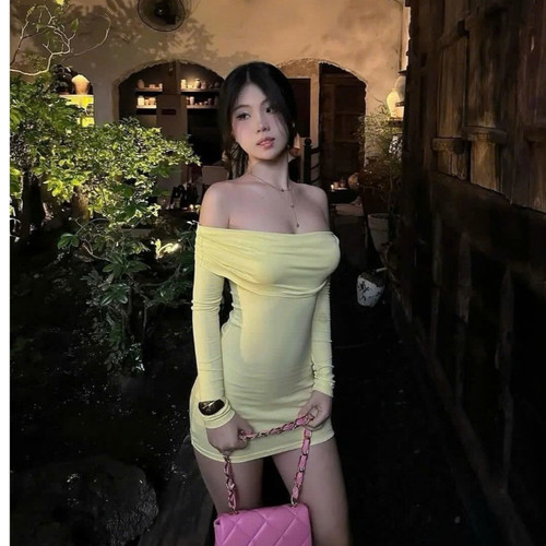 [🛒🇻🇳]Đầm Body Trễ Vai Dáng Ngắn Sanjoli Có Bigsize Váy Len Tăm Tay Dài Ôm Dáng Sang Chảnh Dự Tiệc Đi Chơi – , SKU – 1652101220 – sendo.vn 🇻🇳🛒Top1Shop🛒 🇻🇳Top1Vietnam🇻🇳 🛍🛒🇻🇳