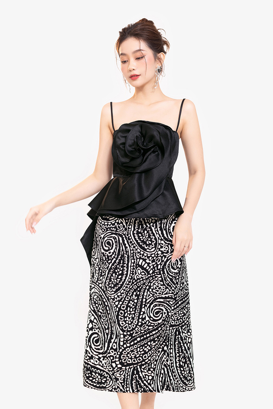 [🛒🇻🇳]Chân váy họa tiết chữ A tùng đắp chéo – K&K Fashion , SKU – CV09-06 – kkfashion.vn 🇻🇳🛒Top1Shop🛒 🇻🇳Top1Vietnam🇻🇳 🛍🛒🇻🇳