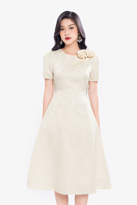 [🛒🇻🇳]Đầm trắng đi tiệc dáng chữ A xòe đính hoa – K&K Fashion , SKU – KK173-19 – kkfashion.vn 🇻🇳🛒Top1Shop🛒 🇻🇳Top1Vietnam🇻🇳 🛍🛒🇻🇳