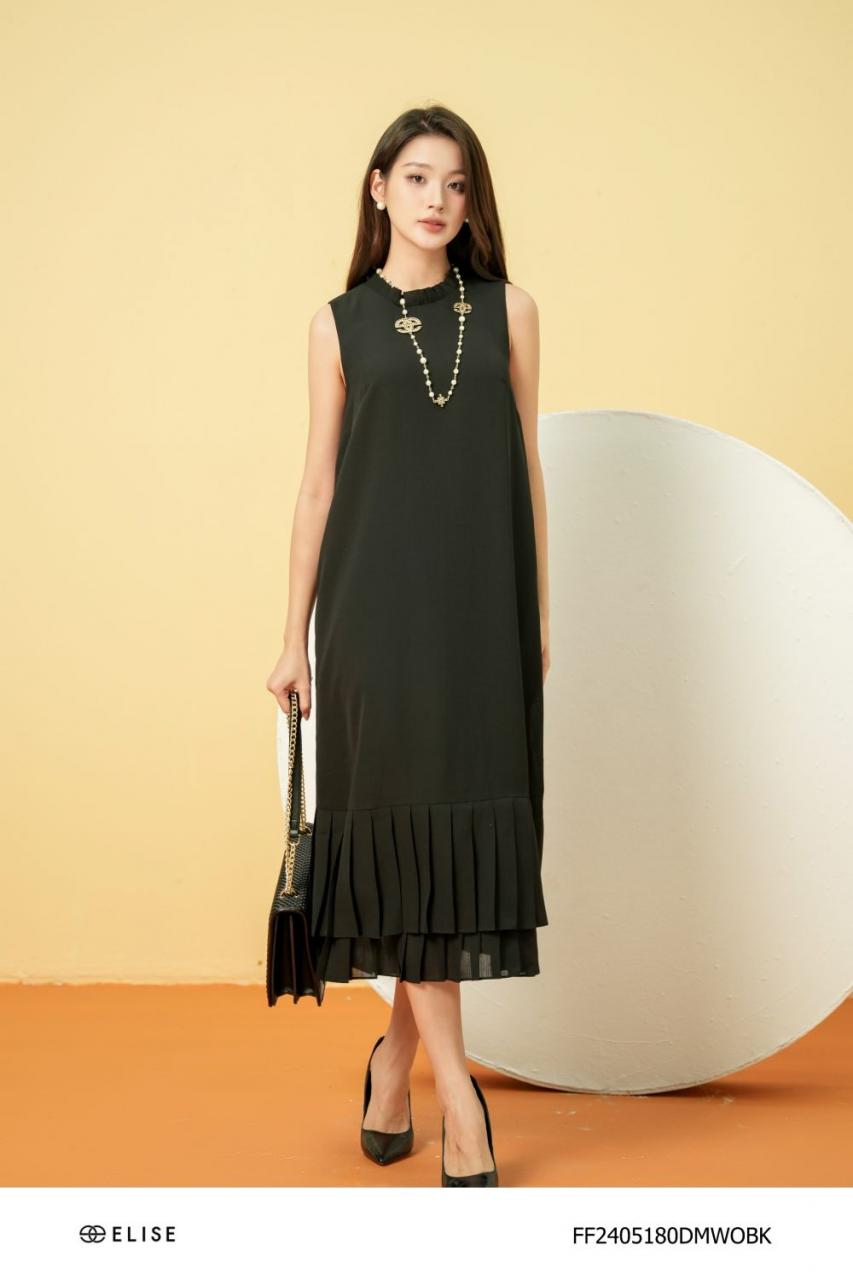 [🛒🇻🇳]ĐẦM ĐŨI ĐEN SN GẤU DẬP LY 2 TẦNG – , SKU – FF2405180DMWOBK – elise.vn 🇻🇳🛒Top1Shop🛒 🇻🇳Top1Vietnam🇻🇳 🛍🛒🇻🇳