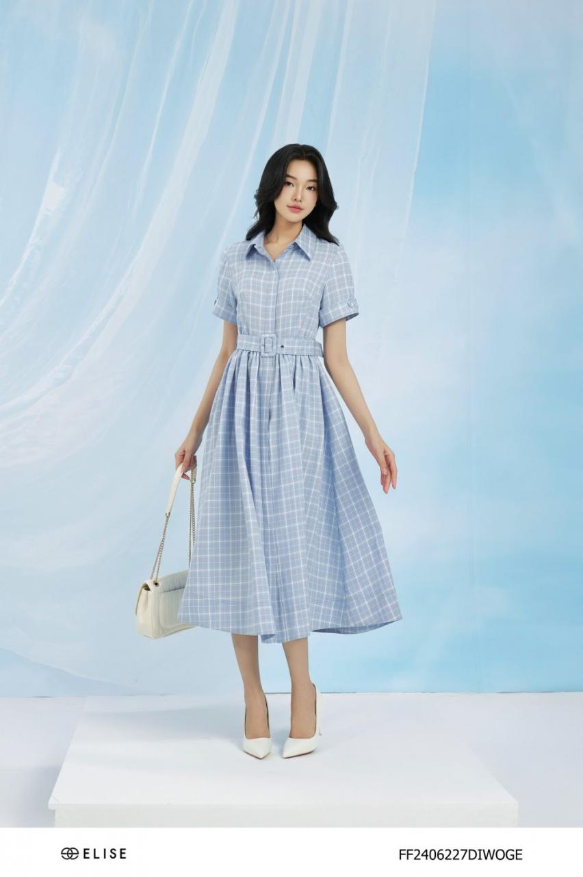 [🛒🇻🇳]ĐẦM XANH KẺ Ô TRẮNG TAY LẬT ĐAI EO – , SKU – FF2406227DIWOGE – elise.vn 🇻🇳🛒Top1Shop🛒 🇻🇳Top1Vietnam🇻🇳 🛍🛒🇻🇳