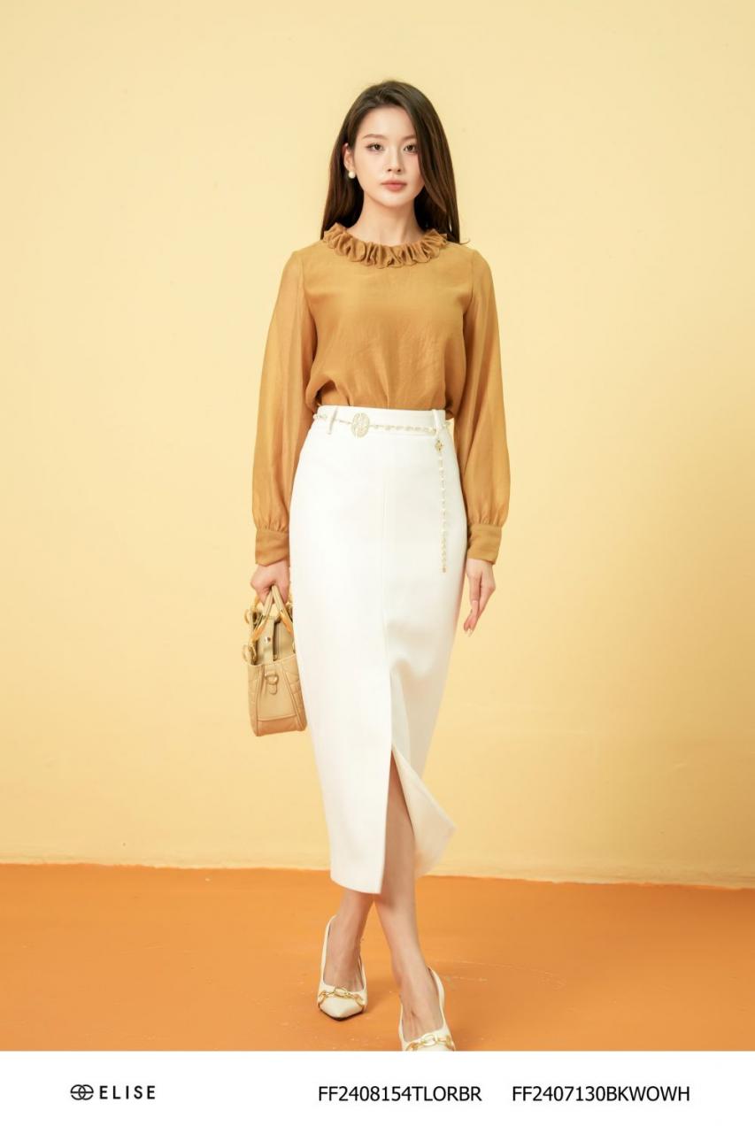 [🛒🇻🇳]JUPE TRẮNG XẺ TRƯỚC ĐÍNH NƠ CẠP – , SKU – FF2407130BKWOWH – elise.vn 🇻🇳🛒Top1Shop🛒 🇻🇳Top1Vietnam🇻🇳 🛍🛒🇻🇳