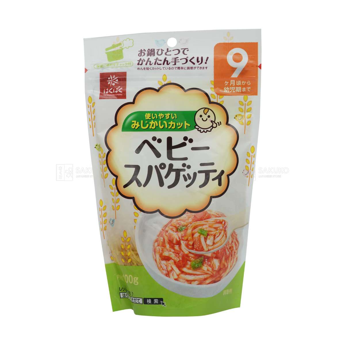 [🛒🇻🇳]HAKUBAKU- Mỳ Spaghetti Nhật Bản 9 tháng tuổi 100g – HAKUBAKU , SKU – – sakukostore.com.vn 🇻🇳🛒Top1Shop🛒 🇻🇳Top1Vietnam🇻🇳 🛍🛒🇻🇳