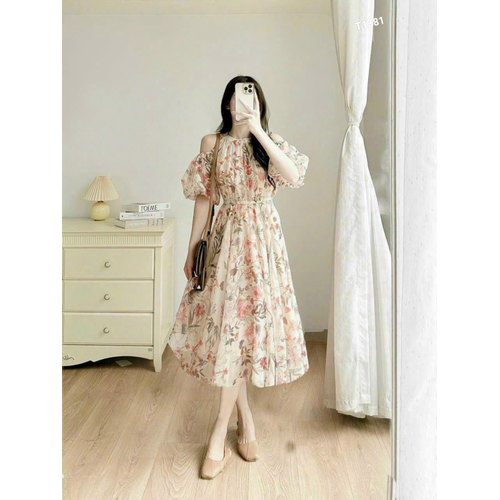 [🛒🇻🇳]Đầm voan cổ yếm chạy thun eo màu y hình voan hoa chingfon T1381 – , SKU – T1381 – sendo.vn 🇻🇳🛒Top1Shop🛒 🇻🇳Top1Vietnam🇻🇳 🛍🛒🇻🇳