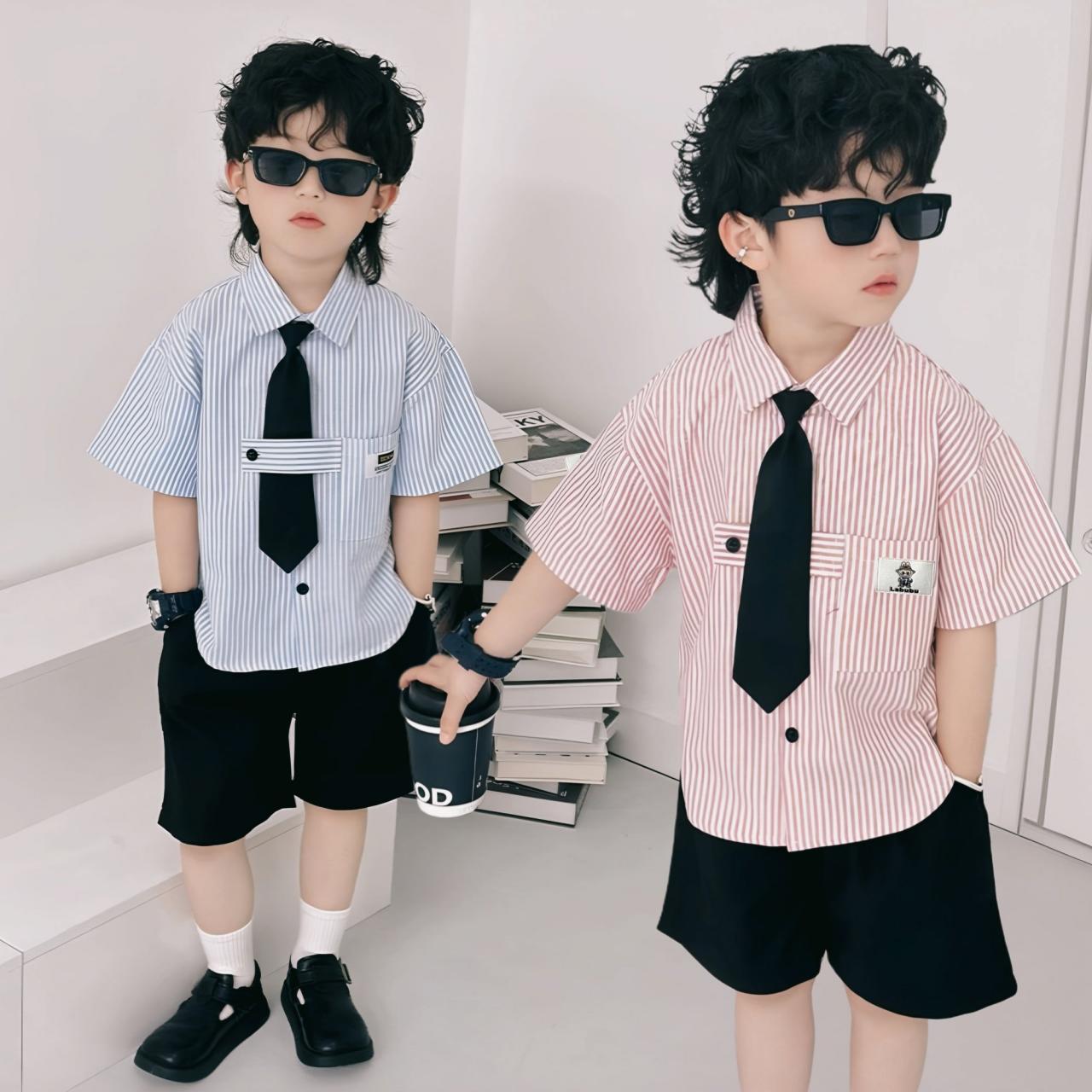 [🛒🇻🇳]Set áo sơ mi kèm cà vạt rời phối quần kaki dễ thương cho bé trai đi chơi BXG1260 – Hana Kids , SKU – – bexinhshop.vn 🇻🇳🛒Top1Shop🛒 🇻🇳Top1Vietnam🇻🇳 🛍🛒🇻🇳