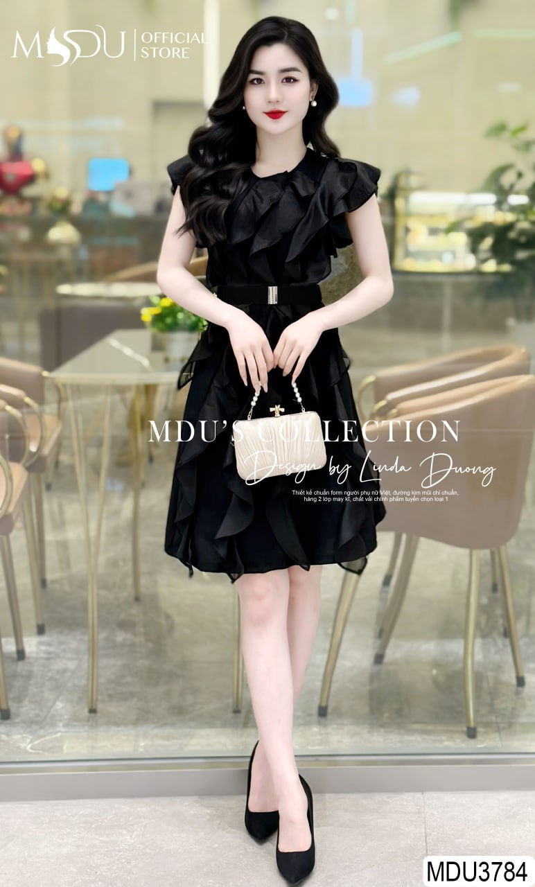 [🛒🇻🇳]Váy Thiết Kế MDU3784 – Màu Đen Quý Phái Cổ Tròn Tinh Tế Cuốn Hút – , SKU – – mdufashion.com 🇻🇳🛒Top1Shop🛒 🇻🇳Top1Vietnam🇻🇳 🛍🛒🇻🇳