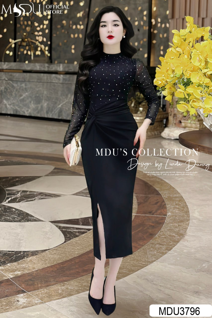[🛒🇻🇳]Váy Thiết Kế MDU3796 – Mảu Đen Sang Chảnh Phối Ren Nổi Bật Dáng Ôm Body Quyến Rũ – , SKU – – mdufashion.com 🇻🇳🛒Top1Shop🛒 🇻🇳Top1Vietnam🇻🇳 🛍🛒🇻🇳