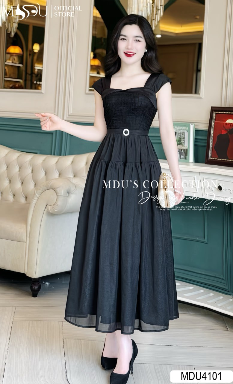 [🛒🇻🇳]Váy Thiết Kế MDU4101 Màu Đen Công Chúa Cổ Vuông – , SKU – MDU4101 – mdufashion.com 🇻🇳🛒Top1Shop🛒 🇻🇳Top1Vietnam🇻🇳 🛍🛒🇻🇳