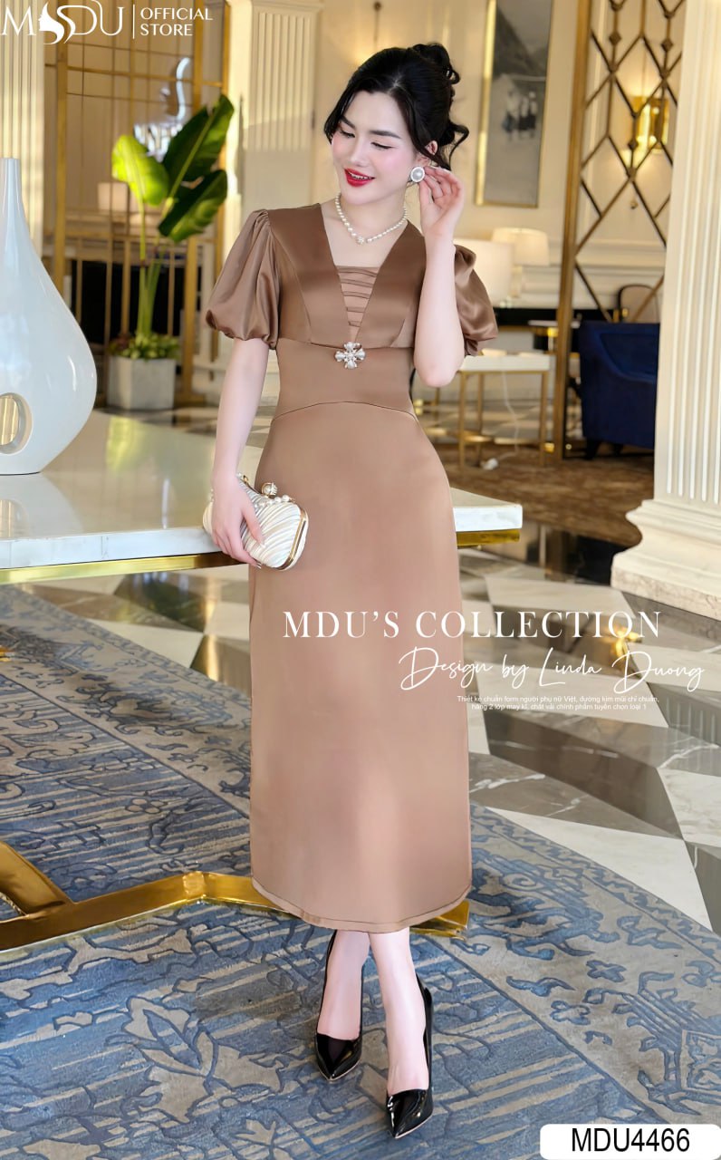 [🛒🇻🇳]Váy Thiết Kế MDU4466 – Dáng Ôm Body Màu Nâu Đính Đá Ở Eo Sang Chảnh – , SKU – – mdufashion.com 🇻🇳🛒Top1Shop🛒 🇻🇳Top1Vietnam🇻🇳 🛍🛒🇻🇳