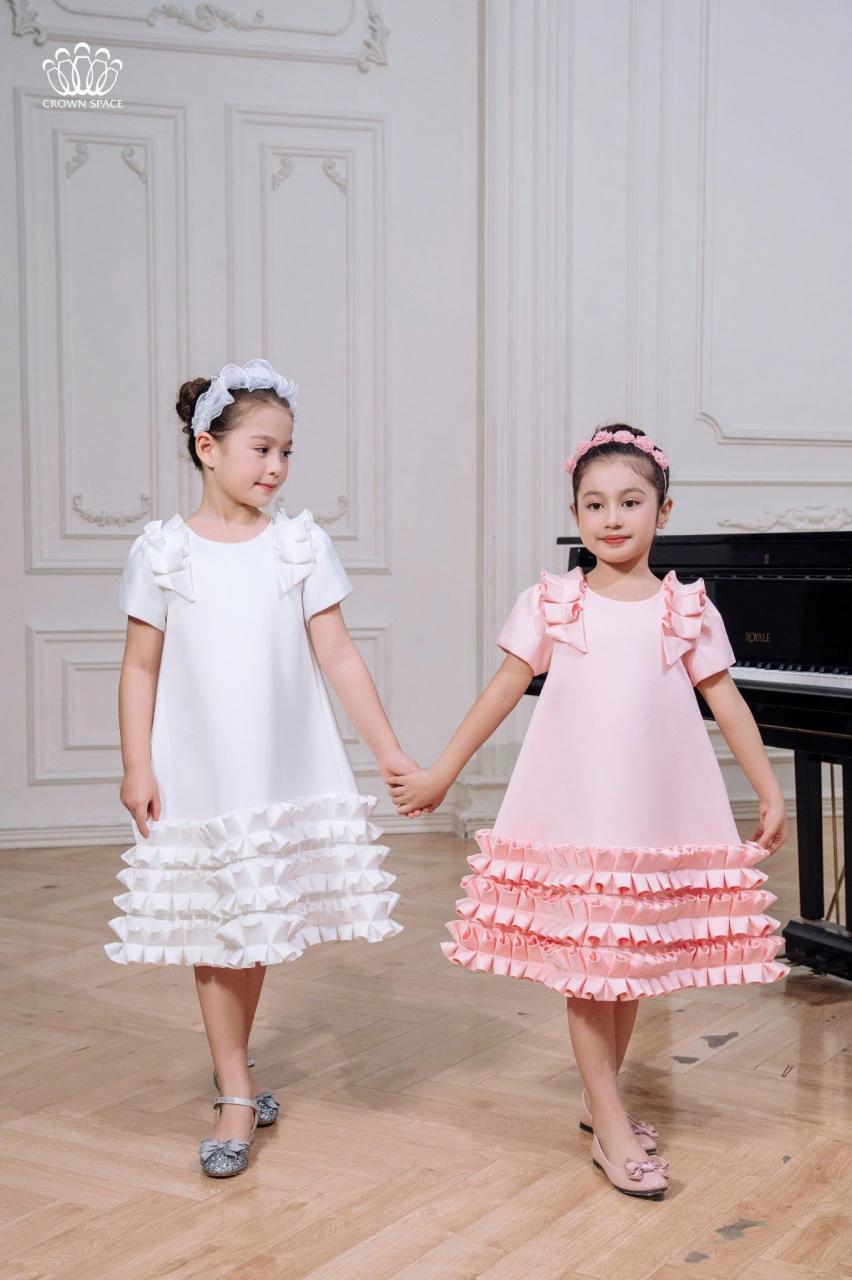 [🛒🇻🇳]Váy Công Chúa Bé Gái Màu Hồng/Trắng Tafta Cao Cấp Sang Trọng Lấp Lánh Crown Space CKGS3841801 Đi Tiệc Đi Chơi (13kg-27kg ) – Crown Space , SKU – CKGS3841801.P.3 – crownspace.vn 🇻🇳🛒Top1Shop🛒 🇻🇳Top1Vietnam🇻🇳 🛍🛒🇻🇳