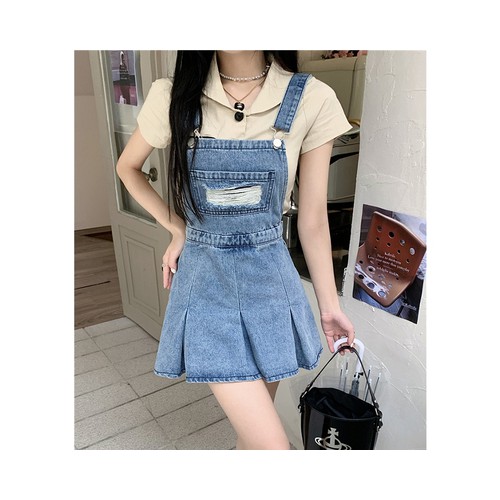 [🛒🇻🇳]Đầm yếm Jeans JOLII.SG váy ngắn xòe xếp ly dây kéo ngực năng động – Thích hợp dạo phố, đi chơi – , SKU – 23135394322 – sendo.vn 🇻🇳🛒Top1Shop🛒 🇻🇳Top1Vietnam🇻🇳 🛍🛒🇻🇳